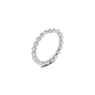 Bold Champagne Ring Silver