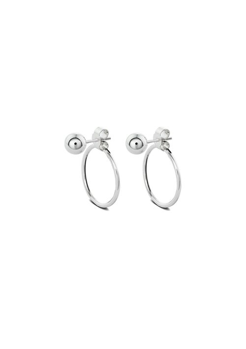 Chord Earrings Silver