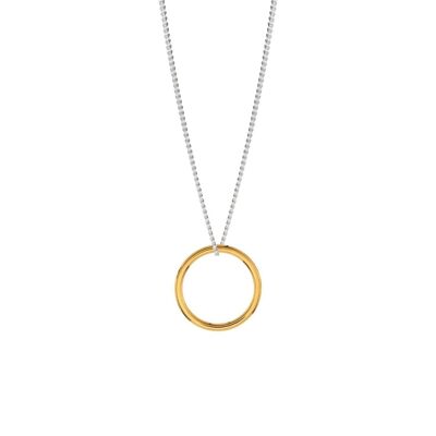 Circle Necklace Gold