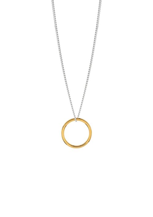 Circle Necklace Gold