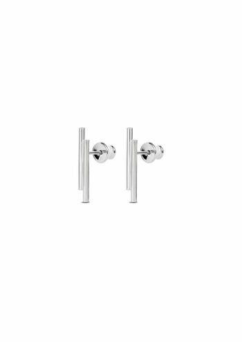 Boucles d'Oreilles Double Pipe Argent 7