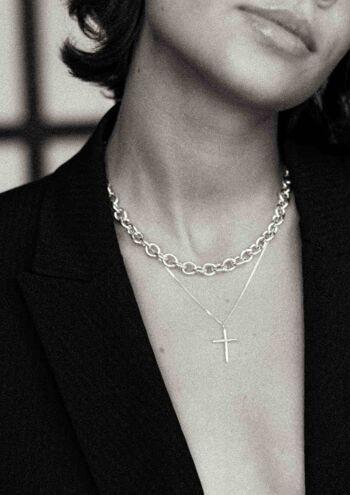 Collier Saint Argent 5