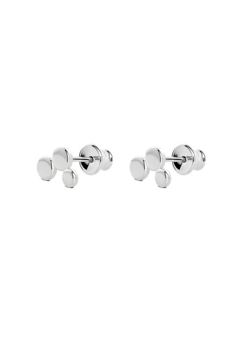 Triple Sec Earrings Silver