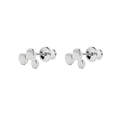 Boucles d'Oreilles Triple Sec Argent