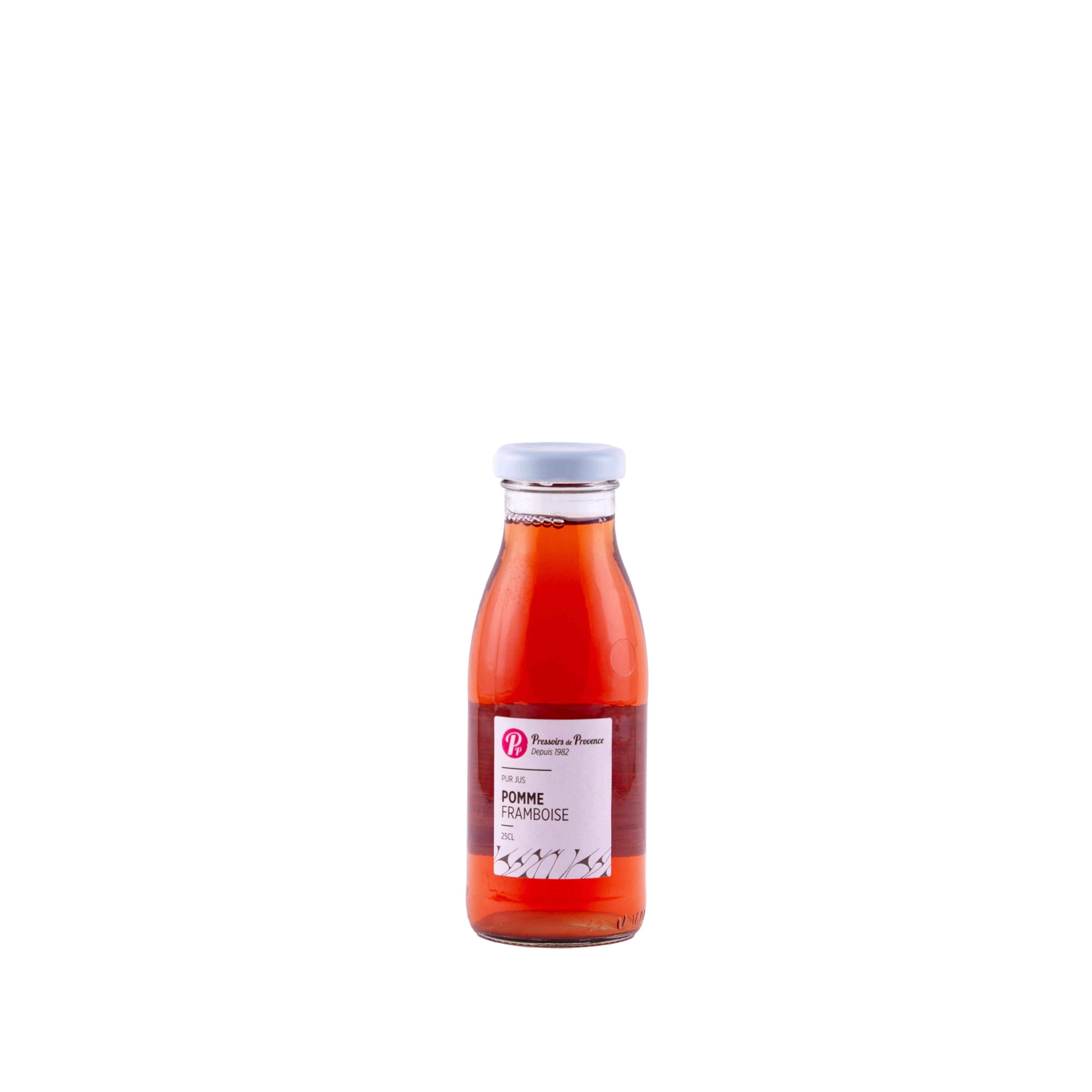 Jus de fruits - Pur jus de pomme framboise - 24cl - E74