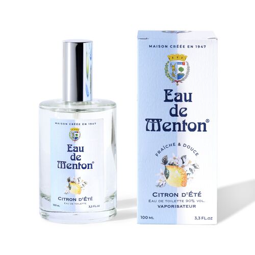 Eau de Menton Citron d'Eté (Citron, Fleur d'Oranger) - 100ml