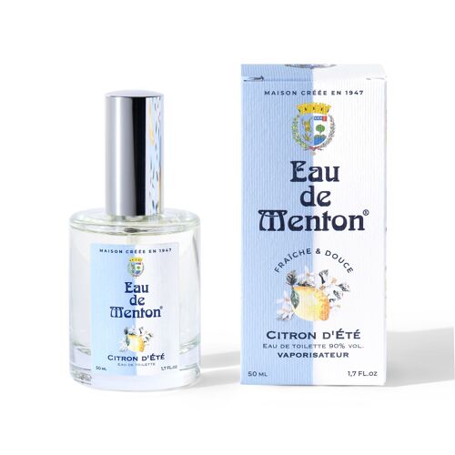 Eau de Menton Citron d'Eté (Citron, Fleur d'Oranger) - 50ml