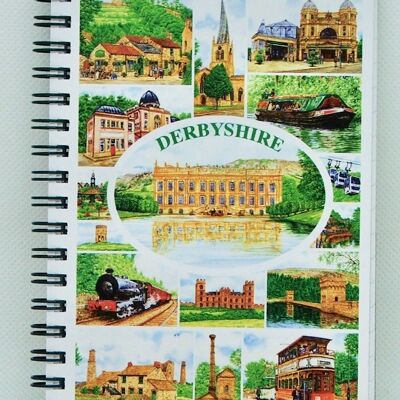 Notebook A6. Derbyshie/ Peak District multi image