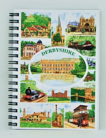 Cahier A6. Plusieurs images de Derbyshie/ Peak District