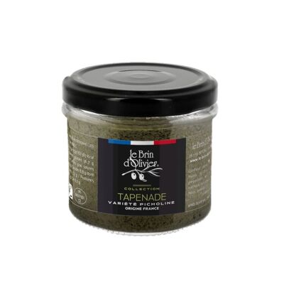 Tapenade of green olives variety Picholine origin France