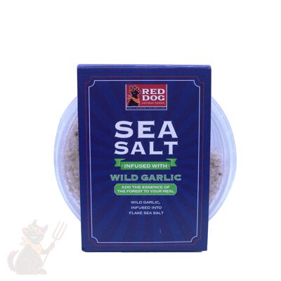 Wild Garlic infused Sea Salt - 80 grams