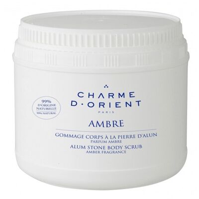 Scrub con pietra di allume, miele e pappa reale - Fragranza ambrata 600gr