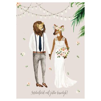 Carte de Voeux Belle Weddingcouple 1
