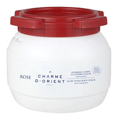 Gommage à la pierre d'alun, miel & gelée royale - parfum Rose 3kg
