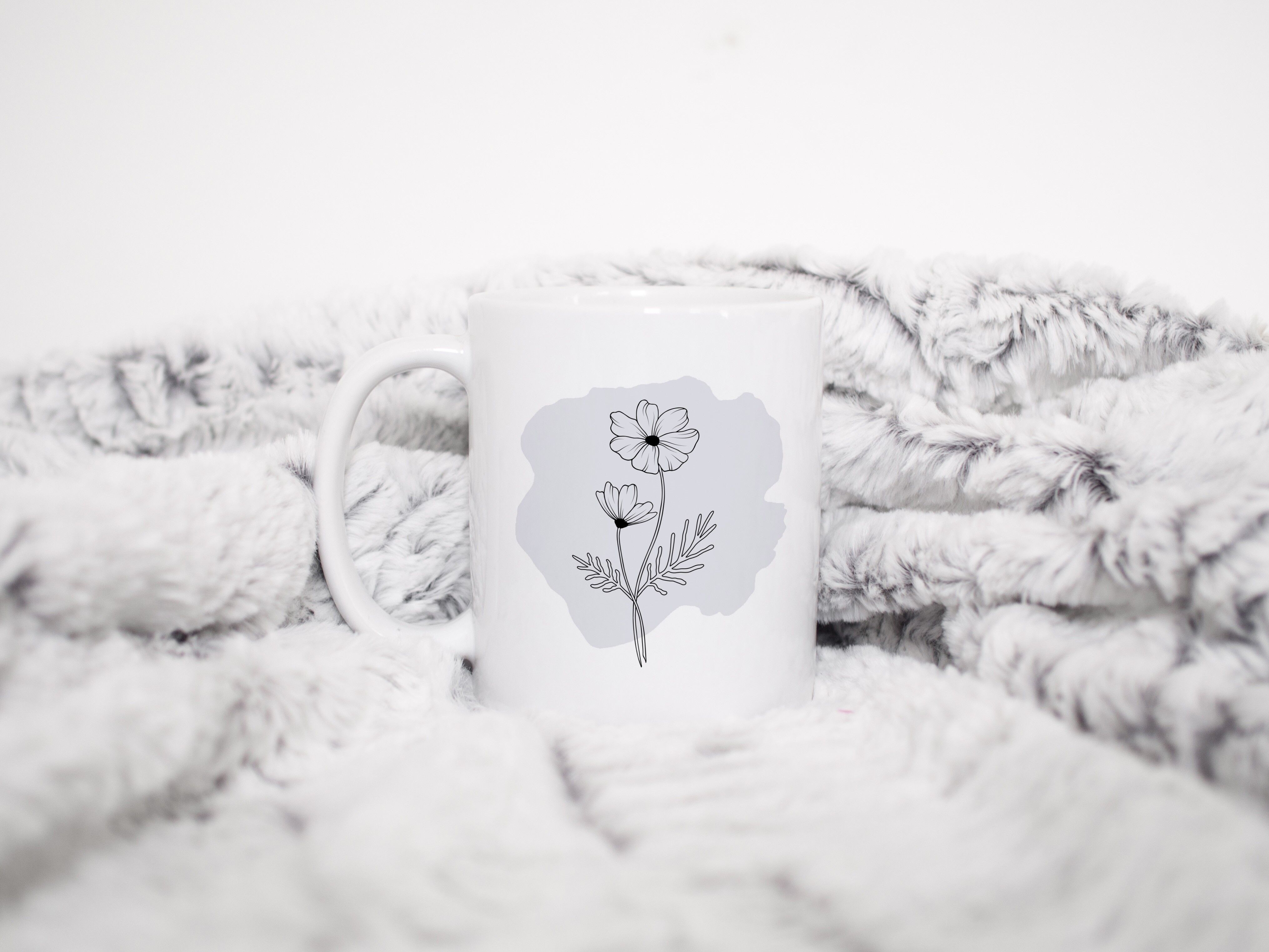 Tazza di fiori di ottobre