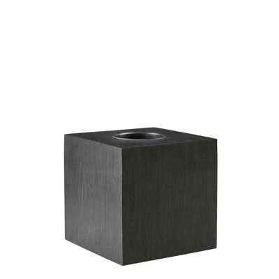 Cubic tischleuchte aluminium schwarz fassung e27 (ohne leuchtmittel)