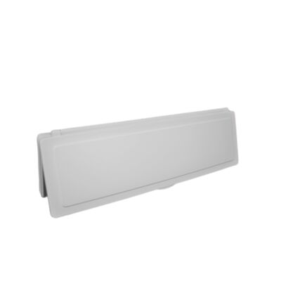 Original White Magflap MK2 - Letter Box Draught Excluder - Magnetic Closure - Made in the UK