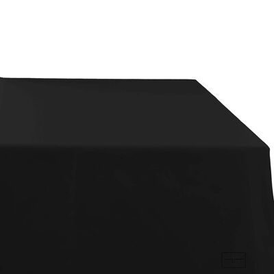 Tischdecke Rechteck, schwarz - 140 x 140 cm
