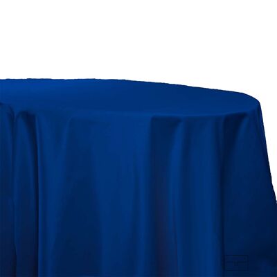 Tischdecke Rund, blau - 280 cm