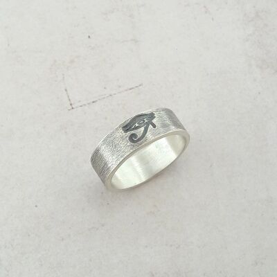 Anello Etnico Occhio Di Horus Argento 925