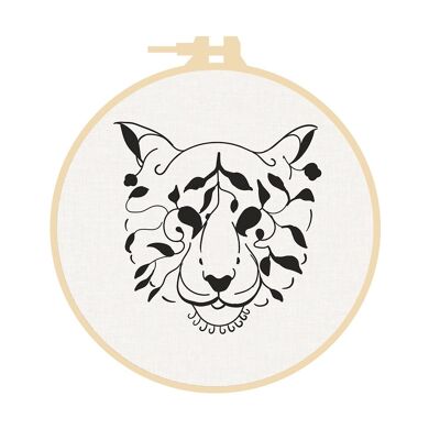 Tiger King - Embroidery kit