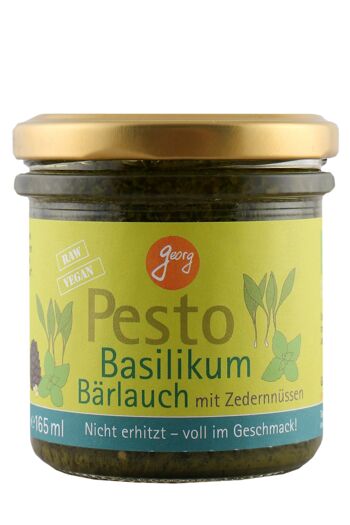 Pesto basilic ail sauvage - explosion de goût riche 3