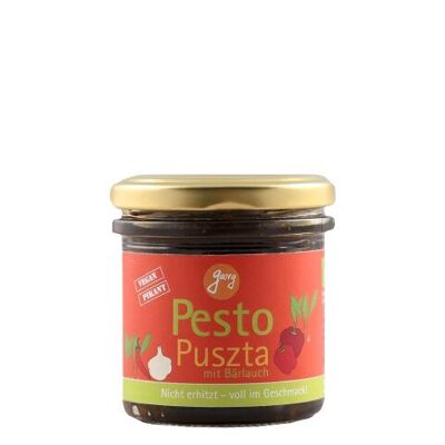 Pesto Puszta con aglio orsino - la versione piccante con aglio e peperoni