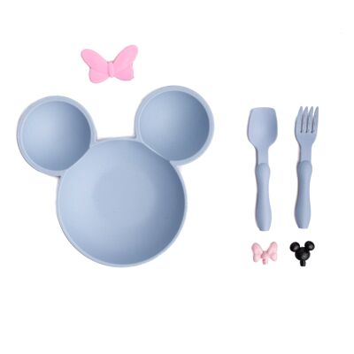 Bol pour enfant oreilles de souris (bleu)