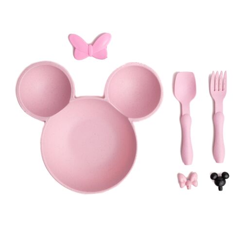 Mouse Ears Children's Bowl (Pink)