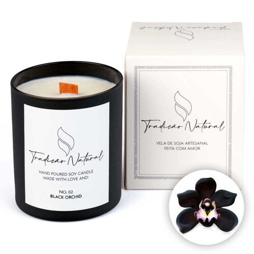 Aromatic Soy Candle » Glassy Love » Black