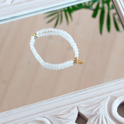 Bracelet Mala en Pierre de Lune