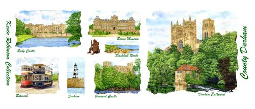 Mug County Durham. Multi image.