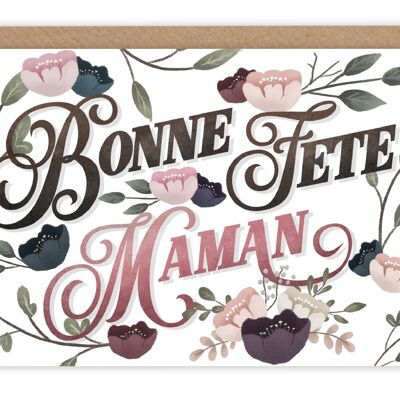 Bonne fête maman - carte fête des mères