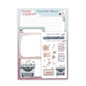 Kit de correspondance - Courrier Fleuri 2