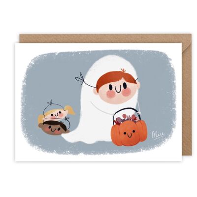 Carta di Halloween - Dolcetto o scherzetto