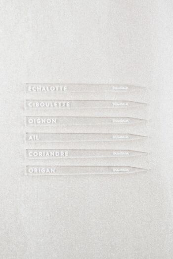 Marque-plåntes Ciboulette - Acrylique transparent