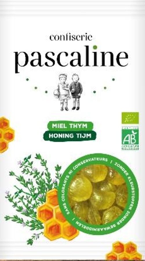 Confiserie Pascaline - bonbons Bio - Miel/Thym