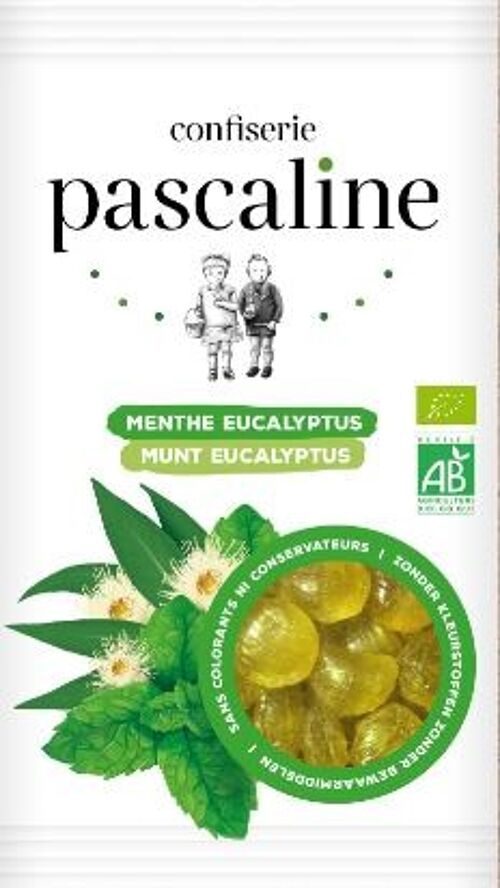 Confiserie Pascaline - bonbons Bio - Menthe/Eucalyptus