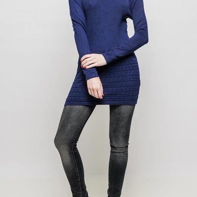Blue VINADA knit tunic Blue
