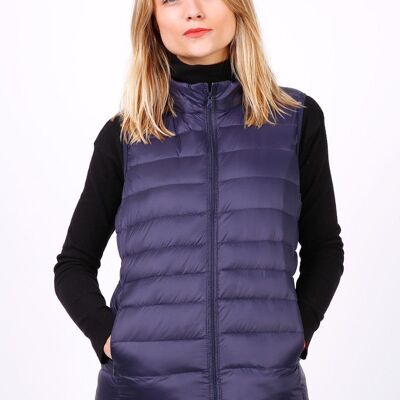 Leichte ärmellose Daunenjacke MACMAX CATY Rose Marineblau