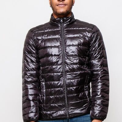 Men's light down jacket DONALD navy Black