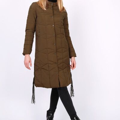 Manteau longueur au genou CAMILLA rouge   Vert