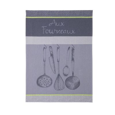 Tea towel - AUX FOURNEAUX 50 x 75 cm, cotton