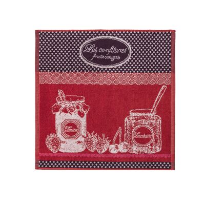 Sponge square - Jam 50 x 50 cm, in cotton