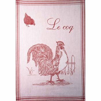 Torchon - LE COQ 50 x 75 cm 1