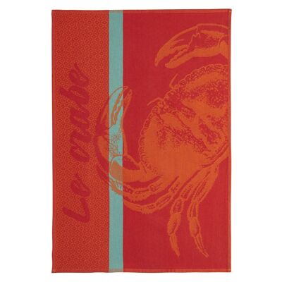 Tea towel - CRAB 50 x 75 cm, cotton