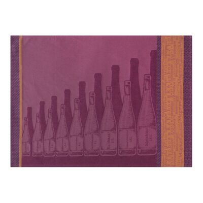 Tea towel - WINE BOTTLE TEMPLATES 50 x 75 cm