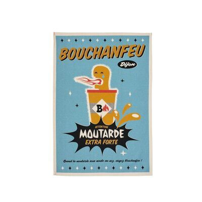 Tea towel - MISTERATOMIC BOUCHANFEU 50 x 75 cm, cotton