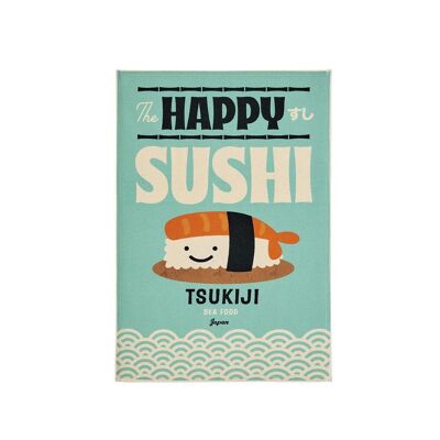Tea towel - MISTERATOMIC SUSHIS 50 x 75 cm, cotton