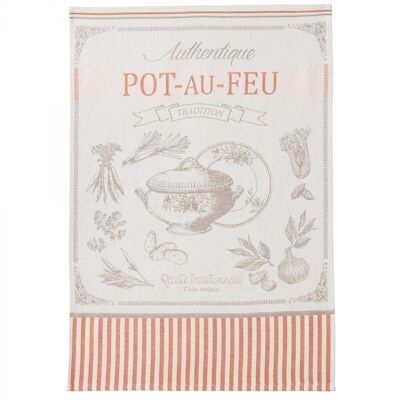 Tea towel - POT AU FEU 50 x 75 cm, cotton